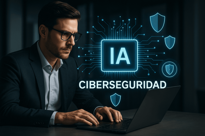 ia-analista-ciberseguridad-colaboracion-humano Profesional analizando evolución de la inteligencia artificial en ciberseguridad Vitesse Networks